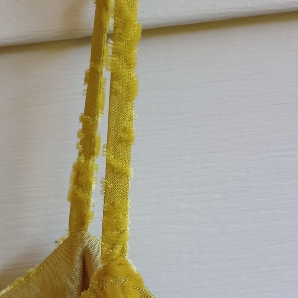 Antropologe Mustard Lace Mini Dress - Picture 8 of 16